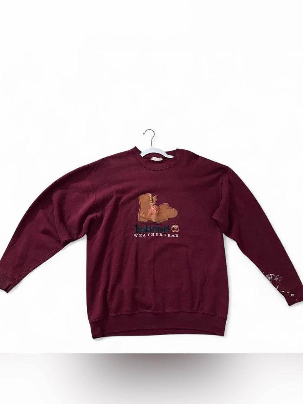 Timberland Crewneck Sweatshirt with Boot Graphic